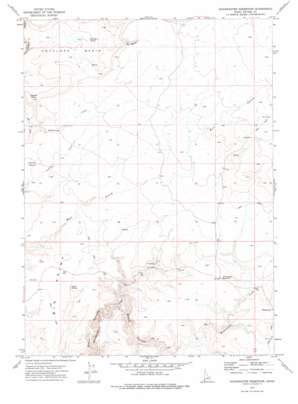 Dickshooter Reservoir USGS topographic map 42116d5