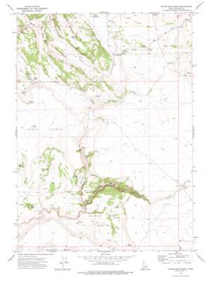 Wagon Box Basin USGS topographic map 42116e5