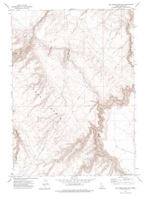 Big Horse Basin Gap USGS topographic map 42116f1