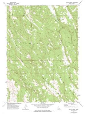 Wickiup Creek USGS topographic map 42116f6