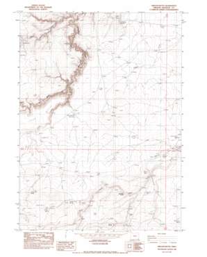 Oregon Butte topo map
