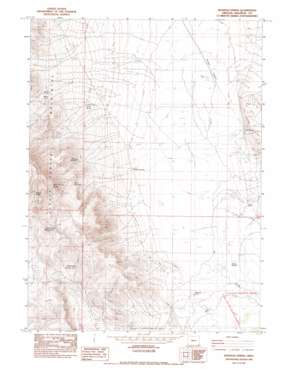 Boghole Spring USGS topographic map 42117a7