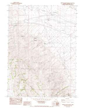 Oregon Canyon Ranch USGS topographic map 42117b8