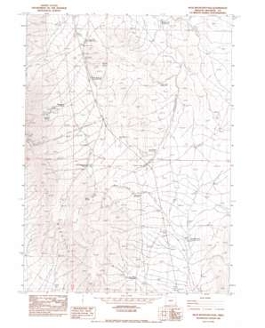 Blue Mountain Pass USGS topographic map 42117c7