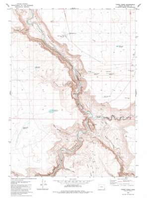 Three Forks USGS topographic map 42117e2