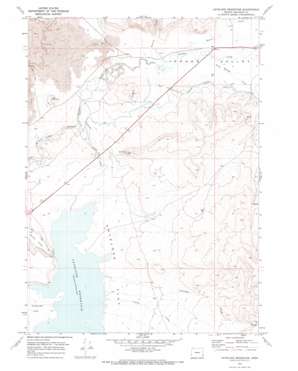 Antelope Reservoir USGS topographic map 42117h2