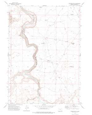 Owyhee Butte topo map