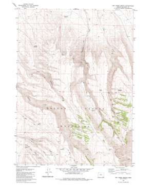 Dry Creek Bench topo map