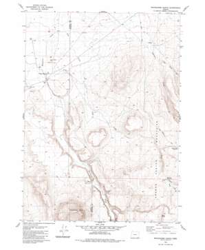 Whitehorse Ranch topo map