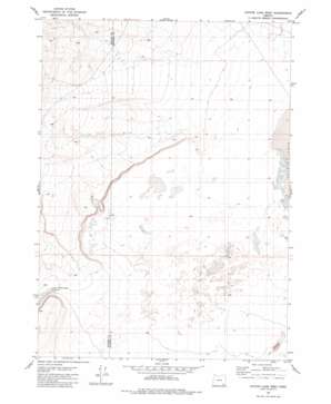 Coyote Lake West topo map