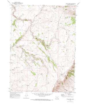 Ankle Creek topo map