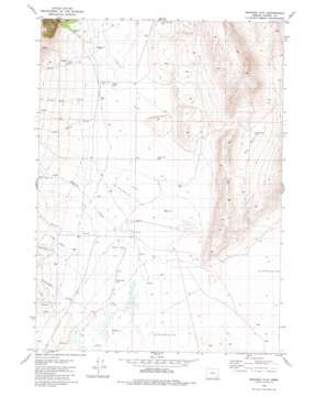 Miranda Flat topo map