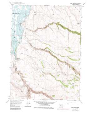 Page Springs topo map