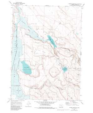 Krumbo Reservoir topo map