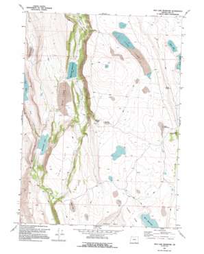 Mud Lake Reservoir USGS topographic map 42119b6