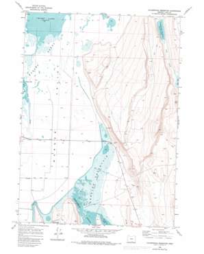 Calderwood Reservoir topo map