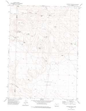 Mahogany Butte USGS topographic map 42119c3