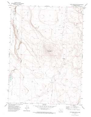 Lone Grave Butte USGS topographic map 42119c4