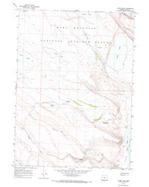 Alger Lake topo map