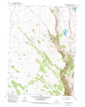 Priday Reservoir USGS topographic map 42119c8