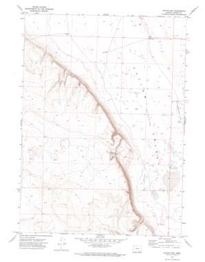 Coyote Gap USGS topographic map 42119d1