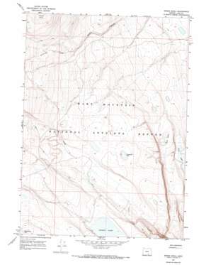 Swede Knoll topo map