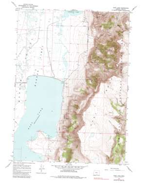 Hart Lake topo map