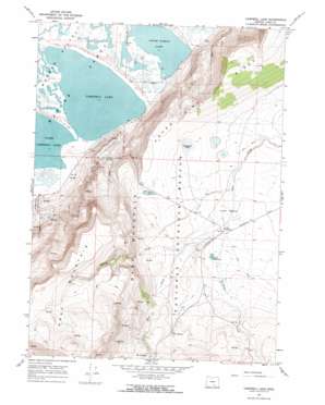 Campbell Lake topo map