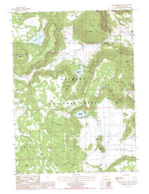 Strawberry Butte USGS topographic map 42120a7