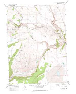 Sage Hen Butte topo map