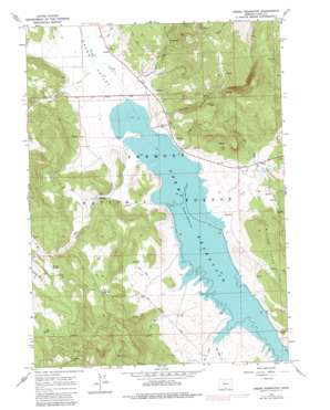 Drews Reservoir topo map