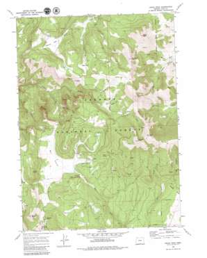 Crook Peak USGS topographic map 42120c2