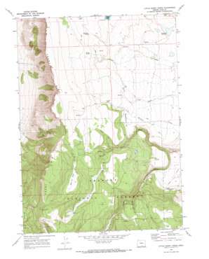 Little Honey Creek USGS topographic map 42120d2