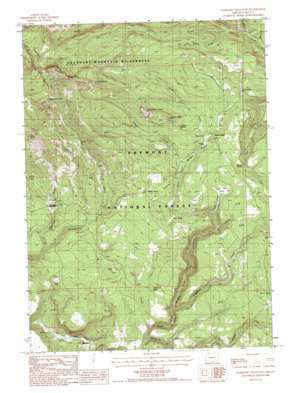 Gearhart Mountain USGS topographic map 42120d7
