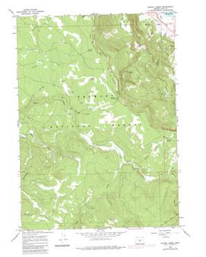 Harvey Creek USGS topographic map 42120f7