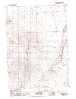 Coleman Hills USGS topographic map 42120g1