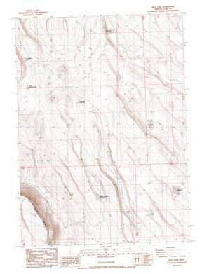 Bull Lake USGS topographic map 42120h4