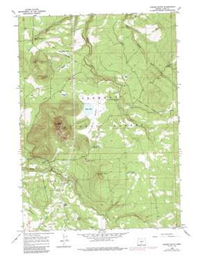 Foster Butte topo map