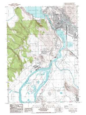 Klamath Falls USGS topographic map 42121b7