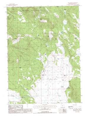Dry Prairie topo map