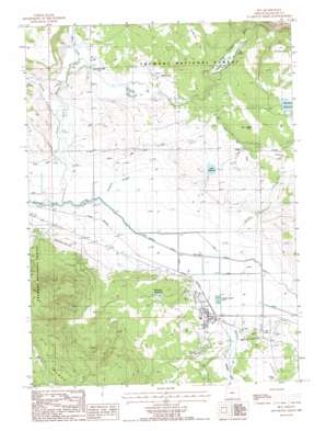 Bly USGS topographic map 42121d1