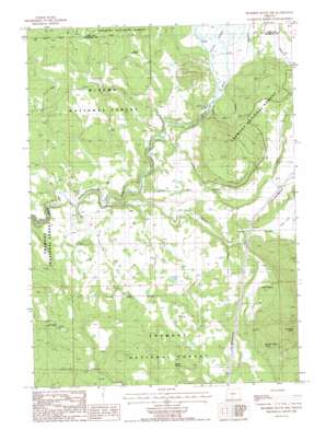 Riverbed Butte Spring topo map