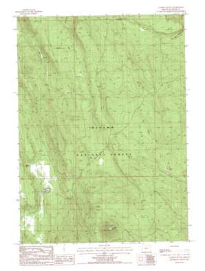 Calimus Butte topo map