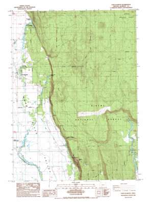 Fort Klamath USGS topographic map 42121f8