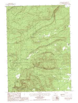 Partin Butte topo map
