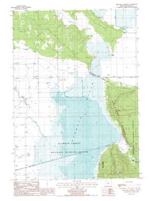Military Crossing USGS topographic map 42121h6