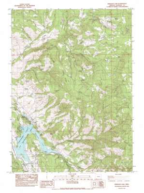 Emigrant Lake USGS topographic map 42122b5