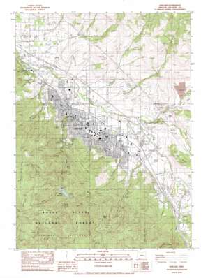Ashland USGS topographic map 42122b6