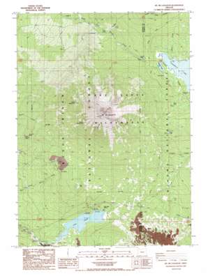 Mount McLoughlin USGS topographic map 42122d3
