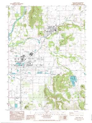Eagle Point USGS topographic map 42122d7